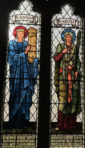 St. Barbara & St. Agatha.